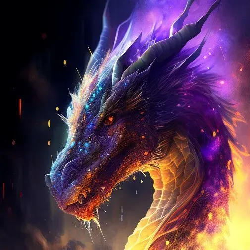 Colorful Realistic Dragon Portraits