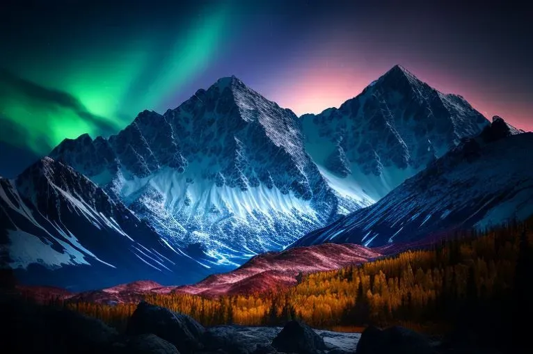 Photorealistic Auroras Borealis