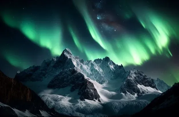 Photorealistic Auroras Borealis