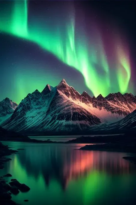 Photorealistic Auroras Borealis
