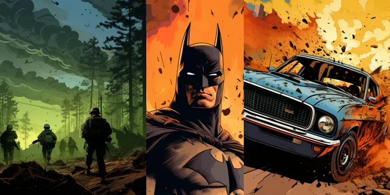 Comic Book Style Art generated by undefined
