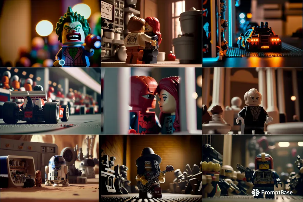 Cinematic Lego Art Style