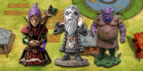 3D RPG Miniatures generated by dalle
