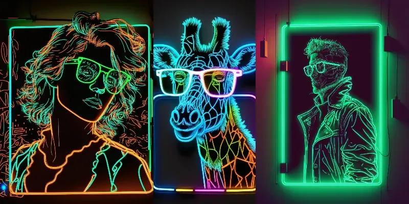 Neon Light Art generated by undefined