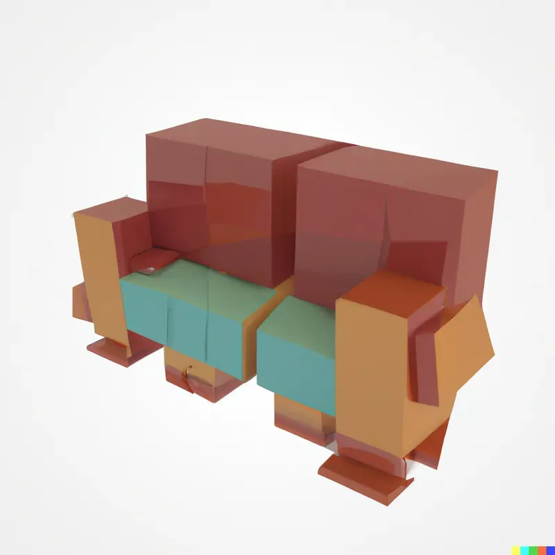 Shiny Pixel-y Object Render