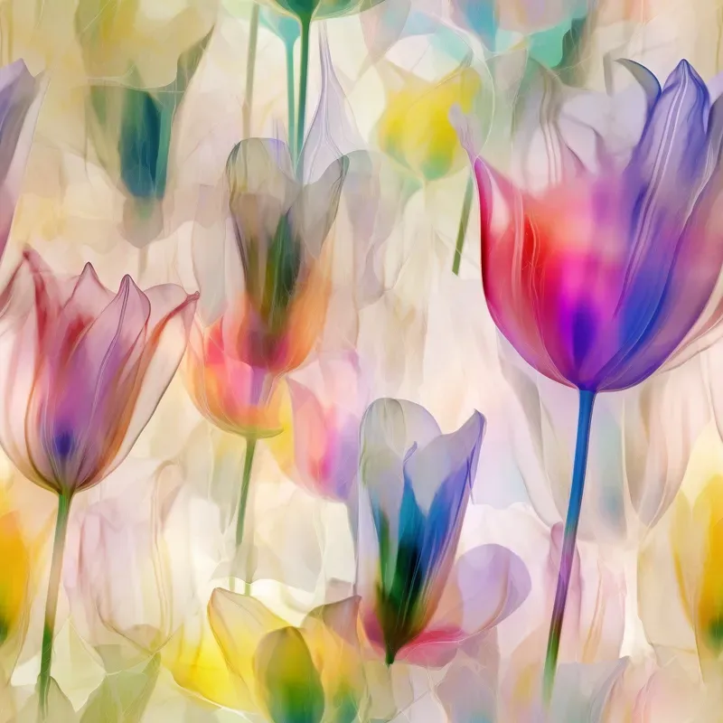 Flowers Stunning Translucent Patterns