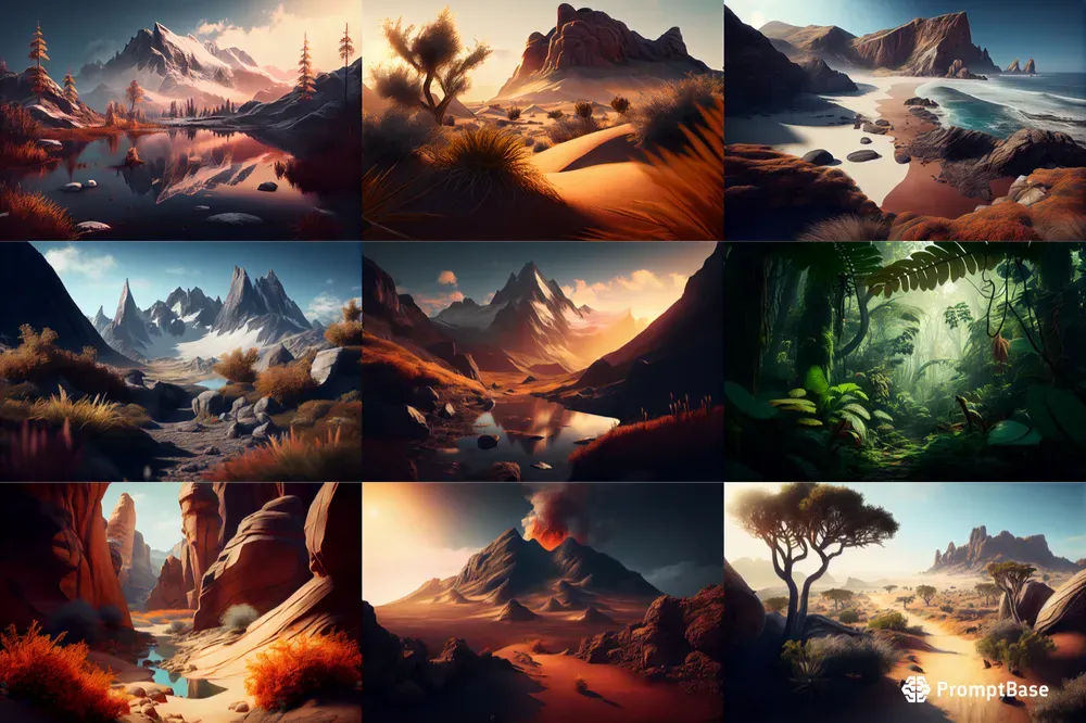 Surrealist Art With Warm Tones