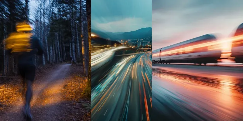 Motion Blur Photos generated by undefined