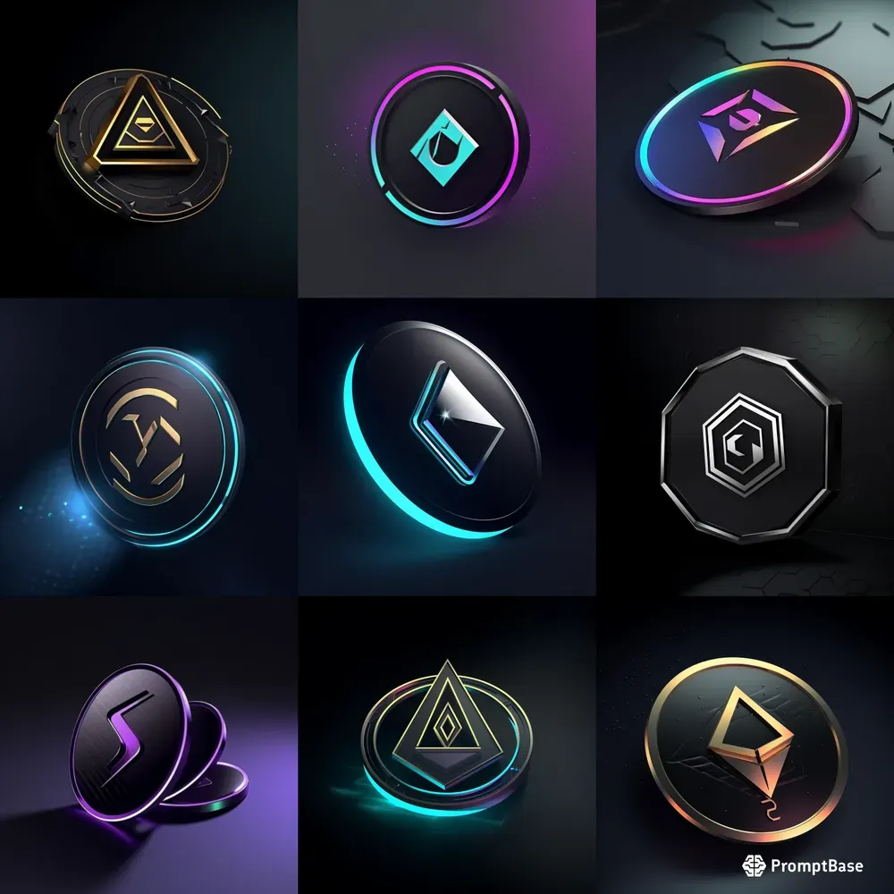 Crypto Logos Midjourney Prompt | PromptBase