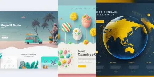 Website Mockups For Happy Customers generated by midjourney