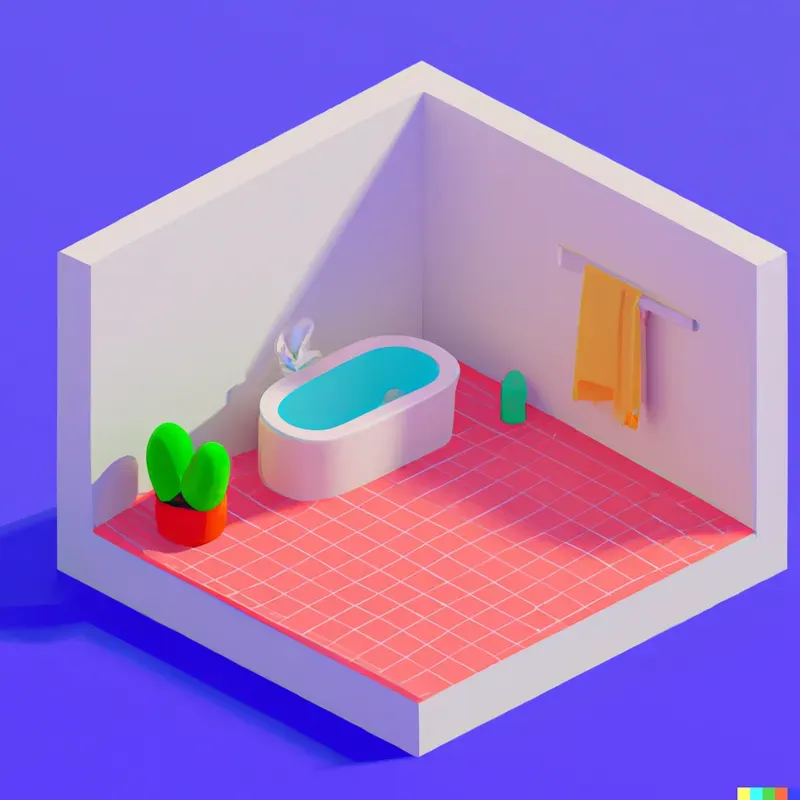Colorful Isometric Rooms
