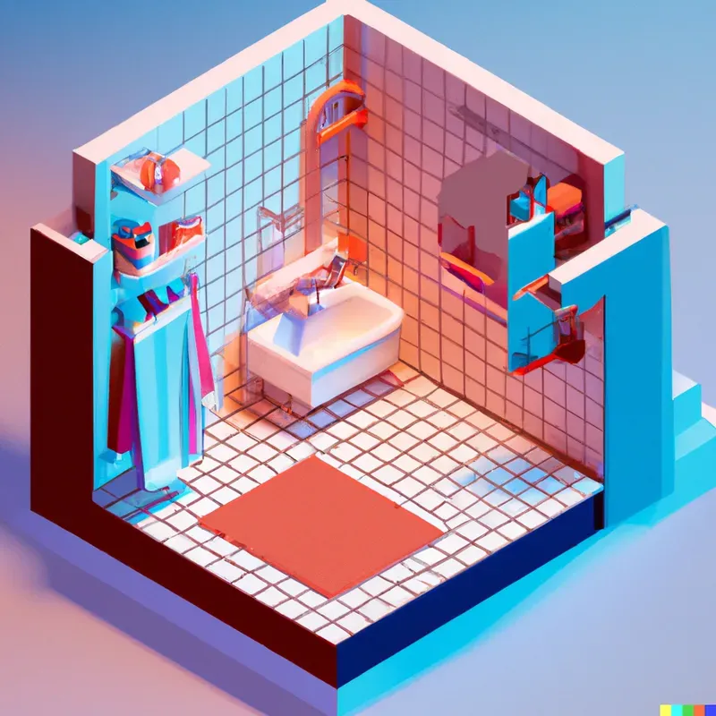 Colorful Isometric Rooms