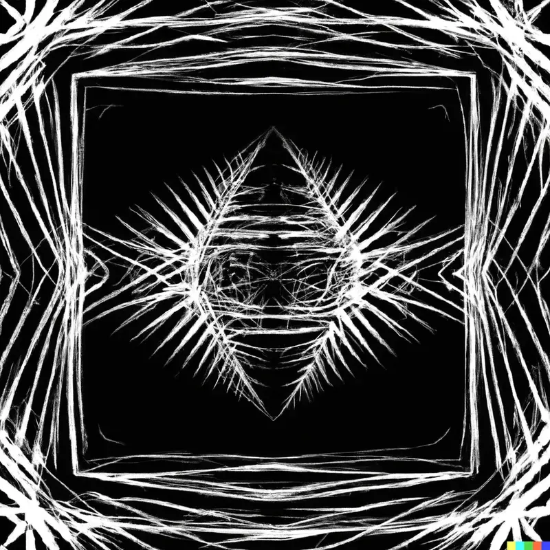 Abstract Symmetrical Line Patterns