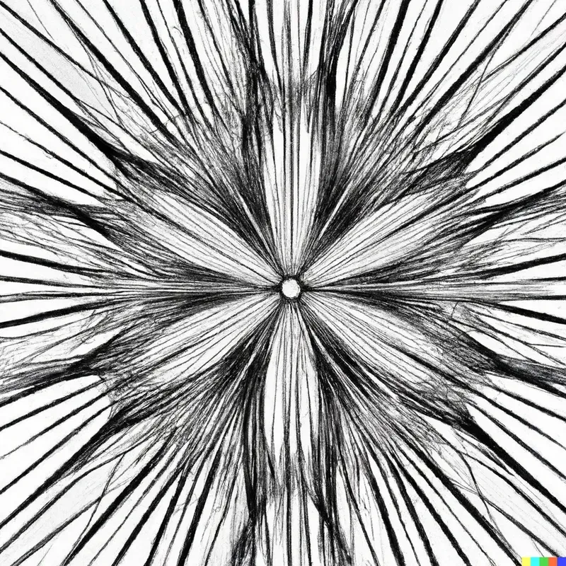 Abstract Symmetrical Line Patterns