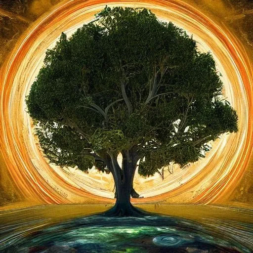 Vibrant Tree Art