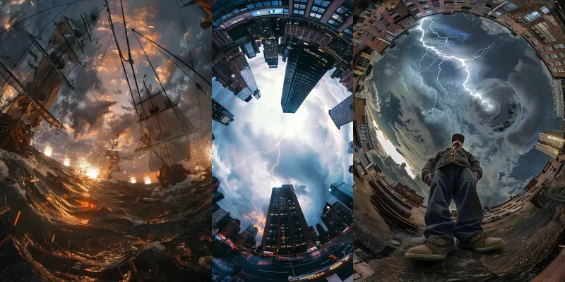 360 Equirectangular Realistic Photos generated by undefined