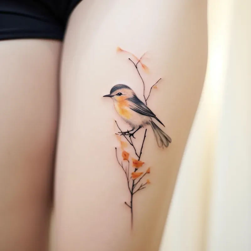 Ladies Tattoo Lively Chinese Art