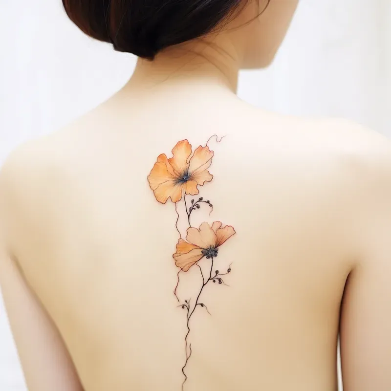 Ladies Tattoo Lively Chinese Art