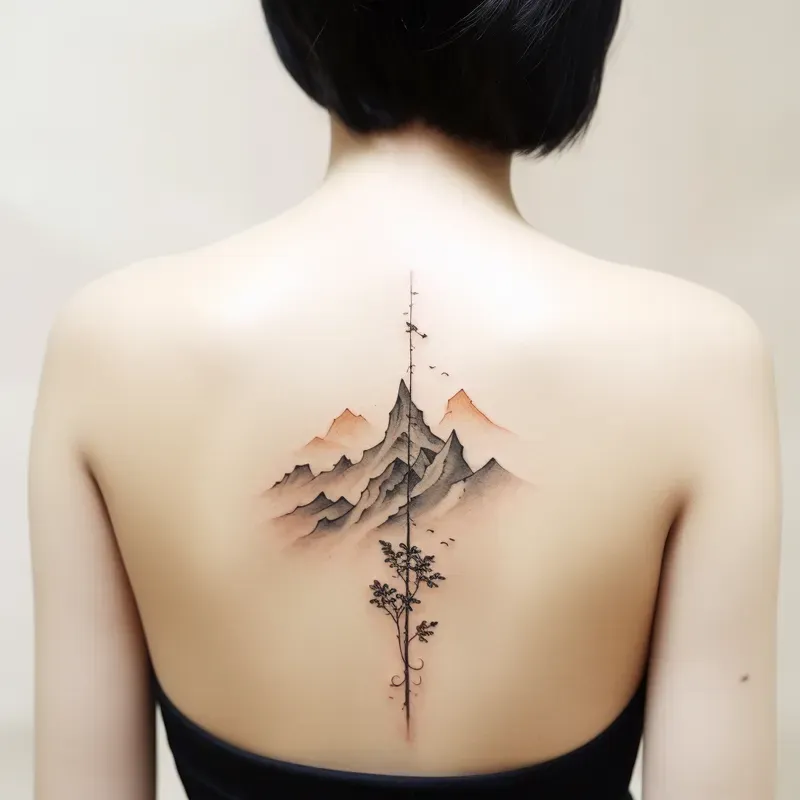 Ladies Tattoo Lively Chinese Art