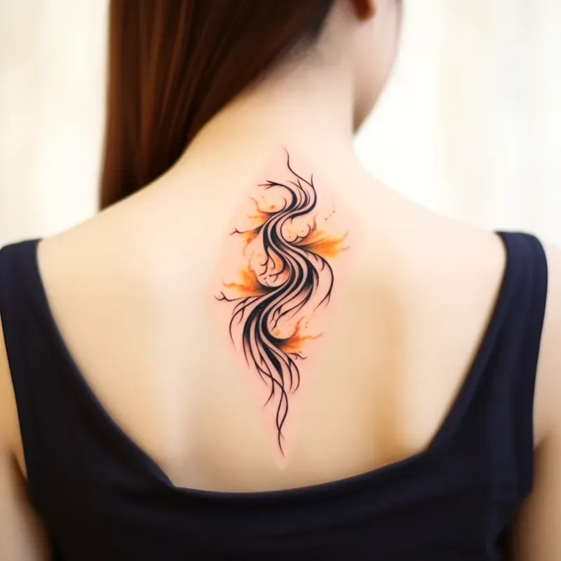Ladies Tattoo Lively Chinese Art