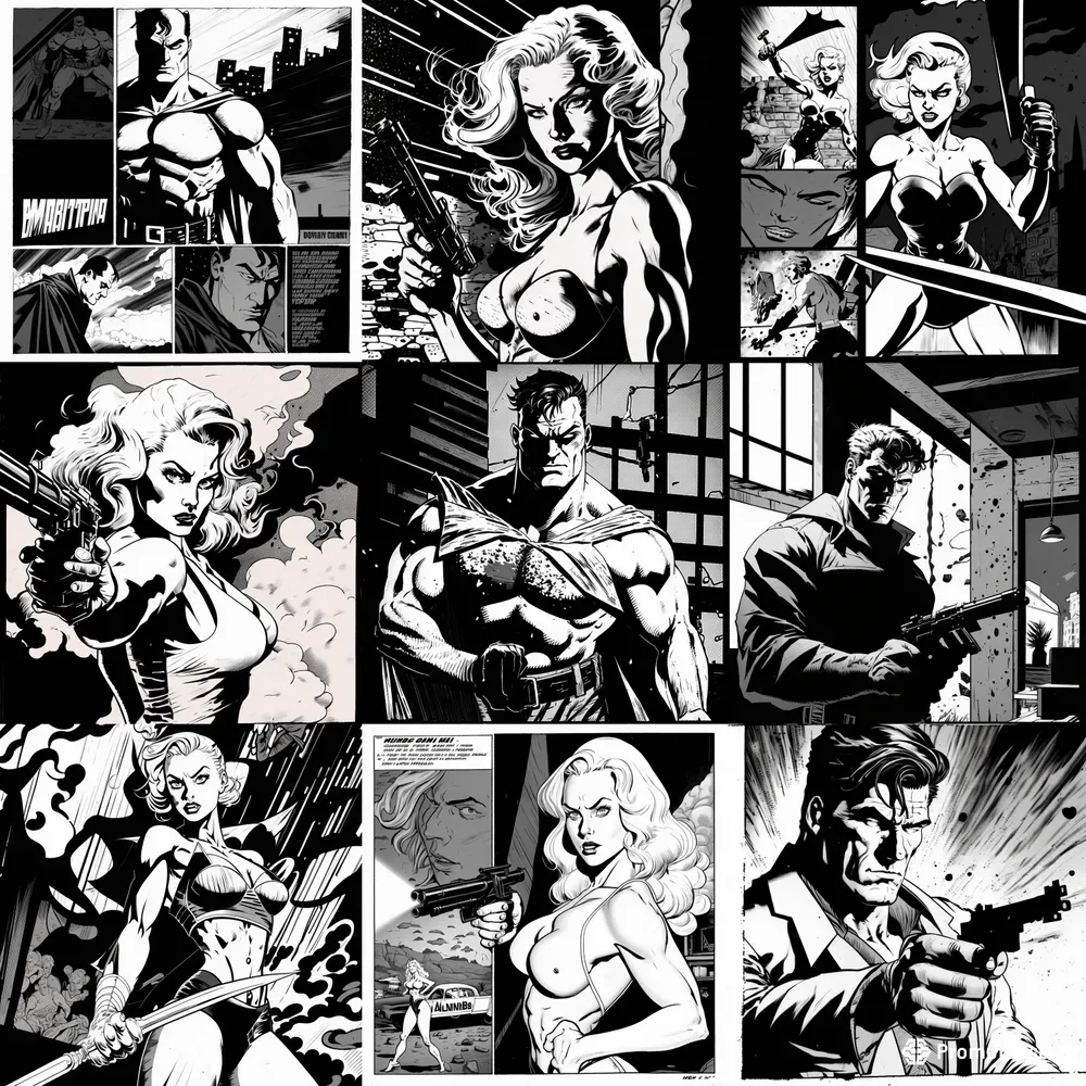 A Sin City-inspired Comic Collections