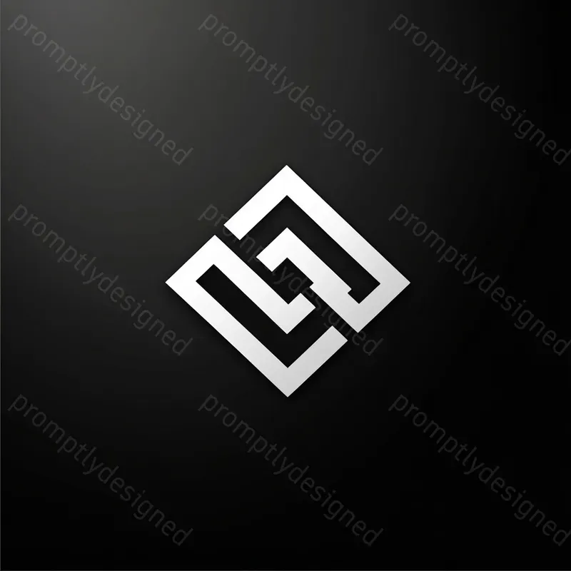 Black White Minimalist Logos