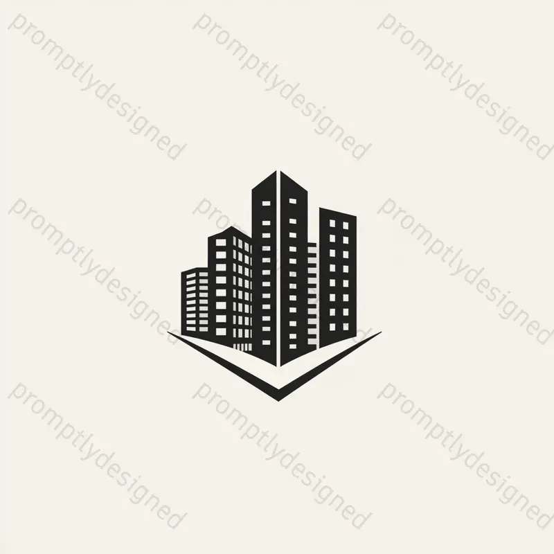 Black White Minimalist Logos