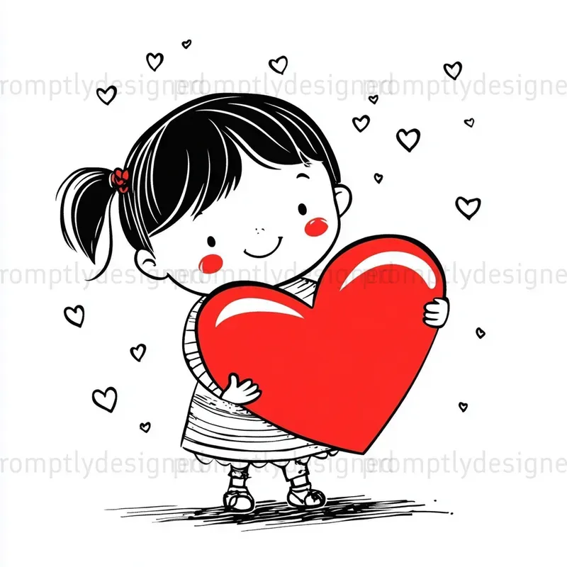 Valentines Day Line Art Designs
