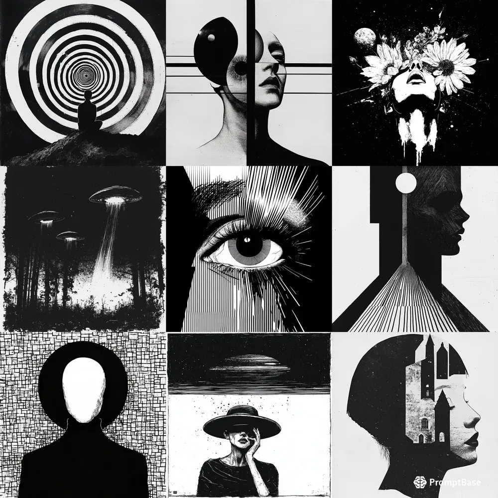 Stunning Black And White Art