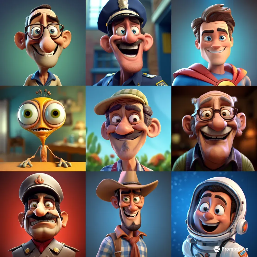 Funny Caricatures 3D