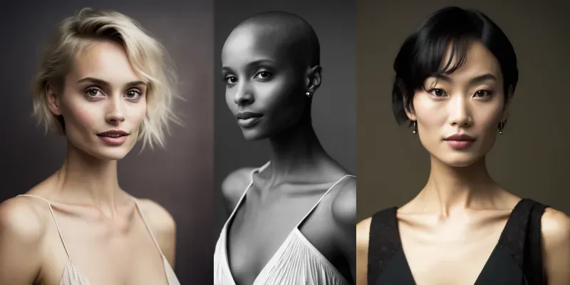 Realistic Female Portraits