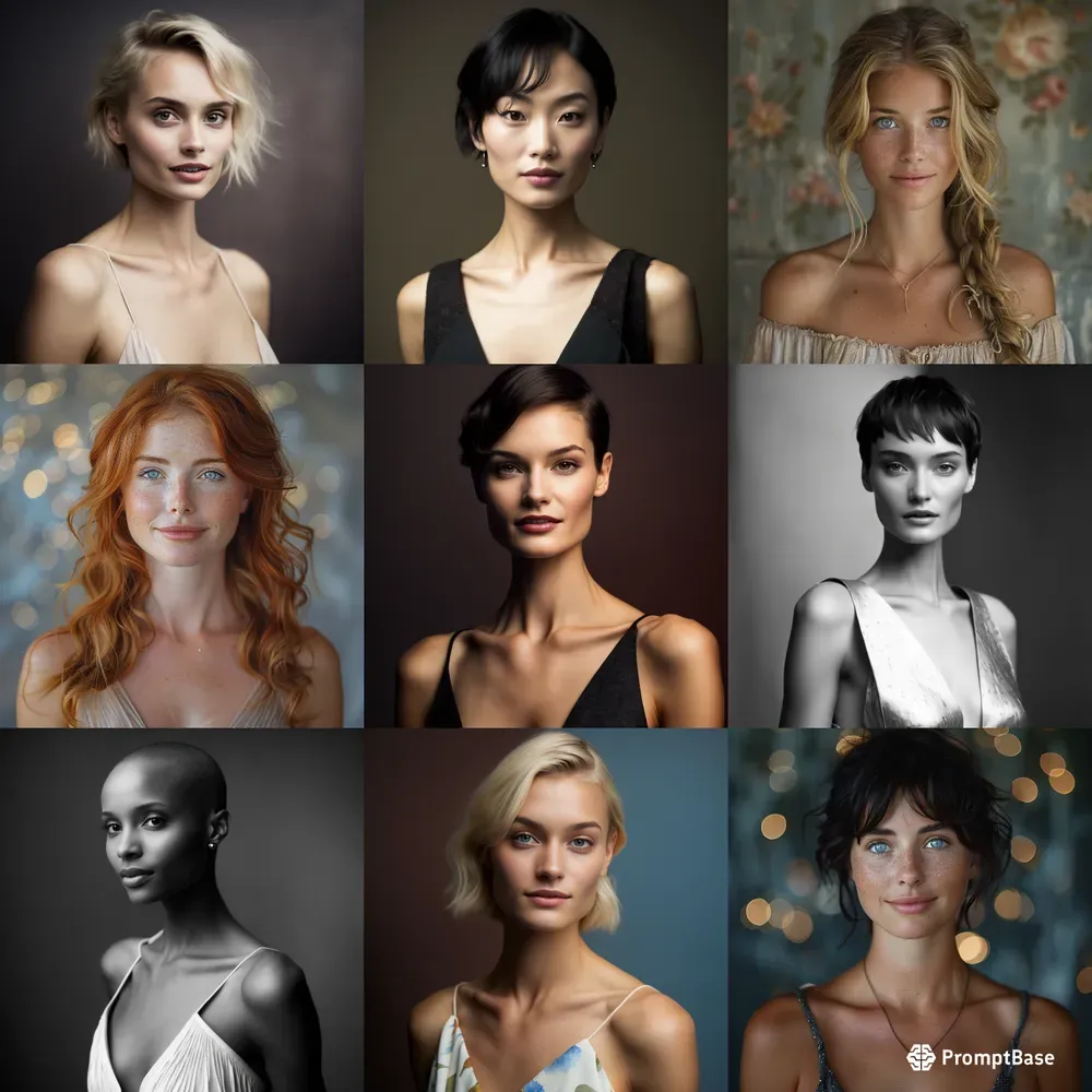 Realistic Female Portraits