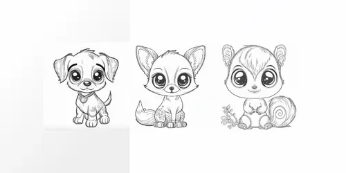 Cute Animals generated by midjourney