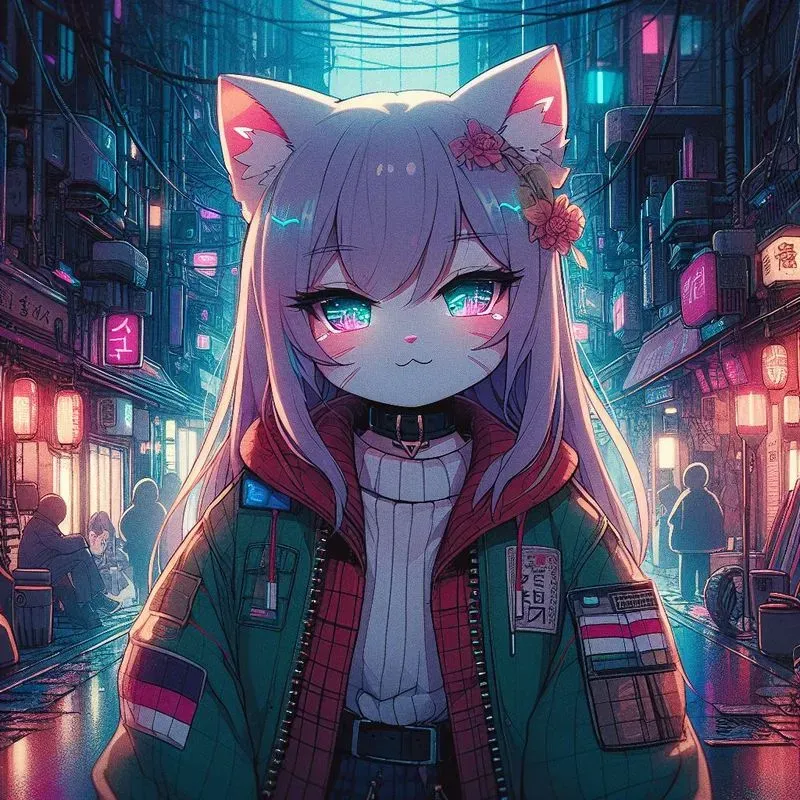 Japanese Futuristic Anime Illustrations
