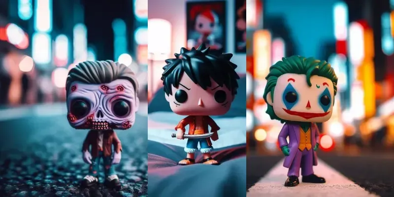 Funko Pop Cinematic Photographs generated by undefined