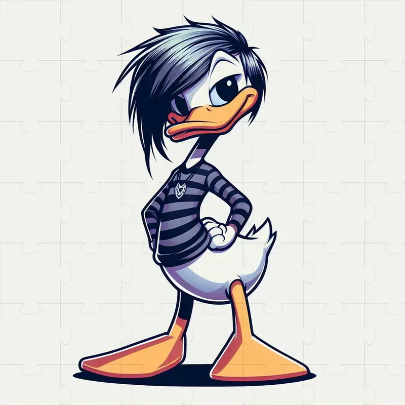 Emo Cartoon Illustrations