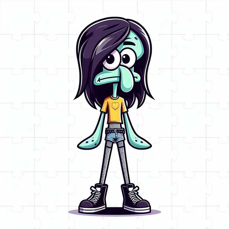 Emo Cartoon Illustrations