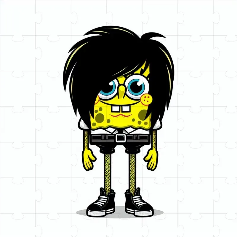 Emo Cartoon Illustrations