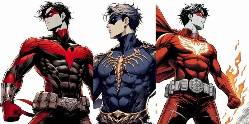 Superhero Manhwa Illustrations generated by undefined