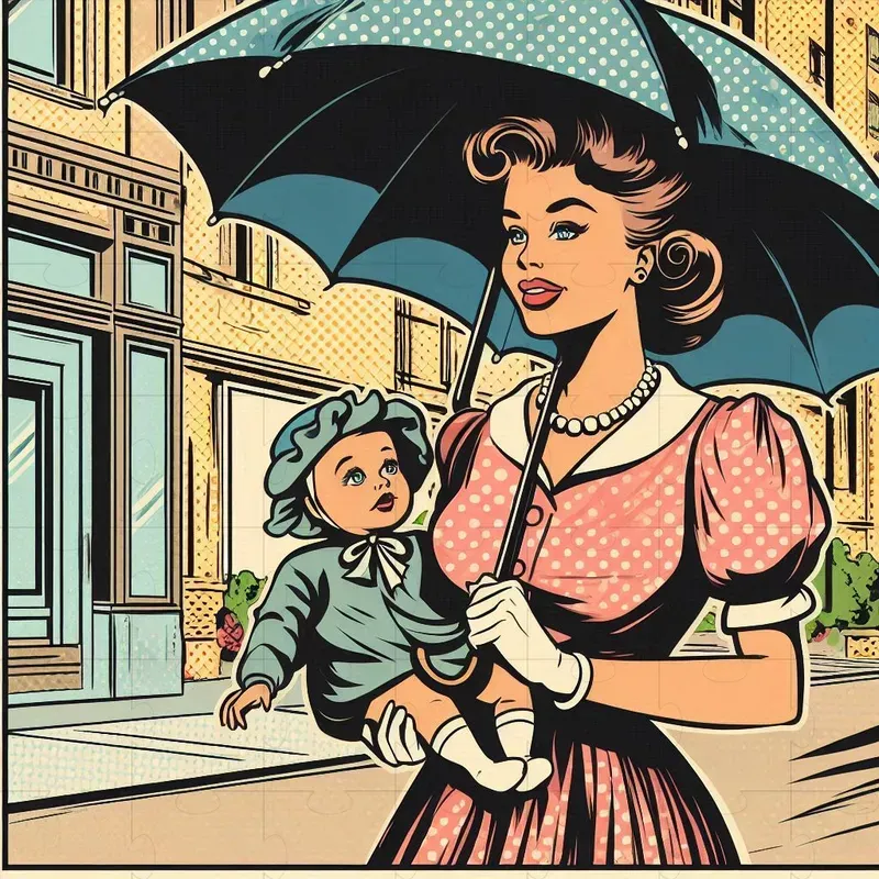 Vintage Mid20th Century Comic Art