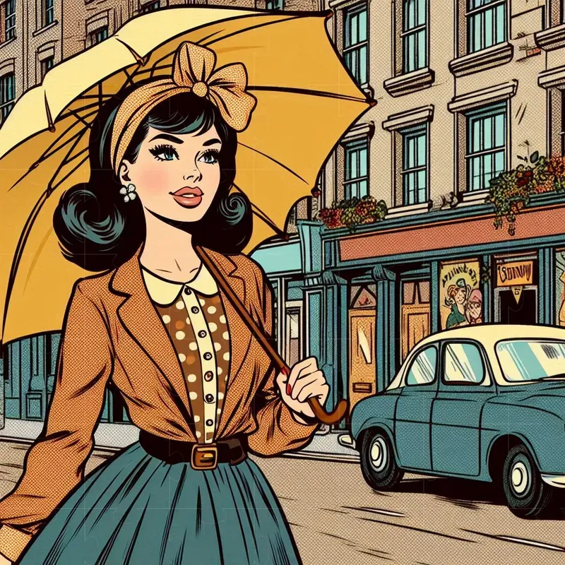 Vintage Mid20th Century Comic Art