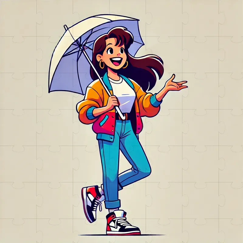 90s Cartoon Style Illustrations
