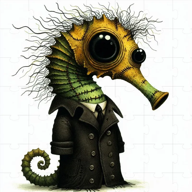 Quirky Patchwork Characters
