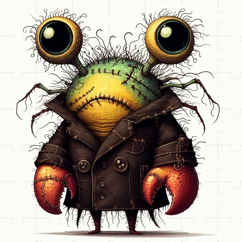 Quirky Patchwork Characters