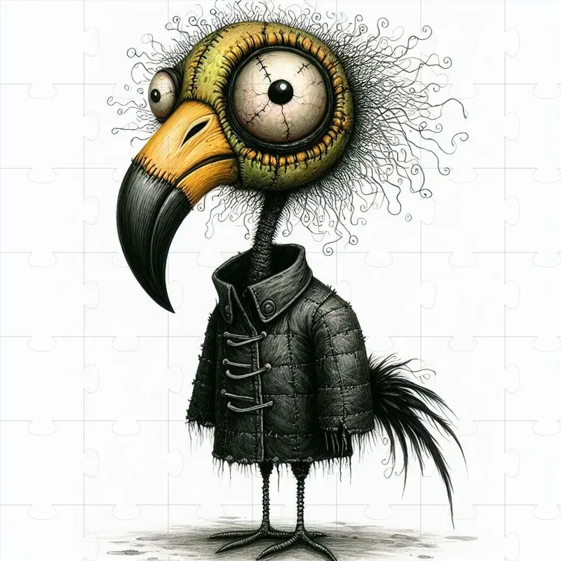 Quirky Patchwork Characters