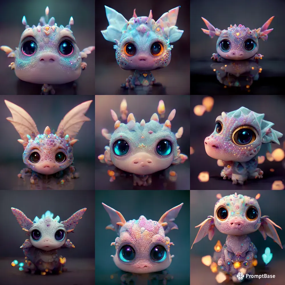 Baby Glitter Dragons