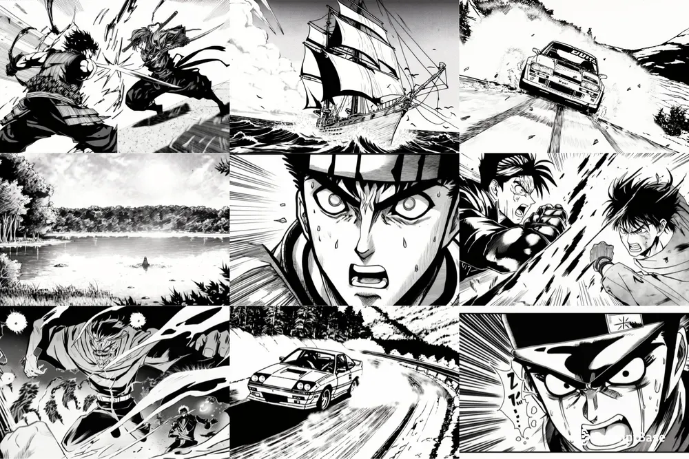 Black And White Manga