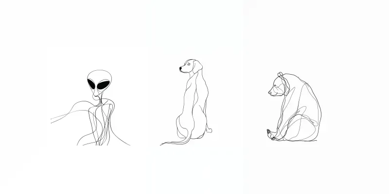 One Continuous Line Drawings generated by undefined