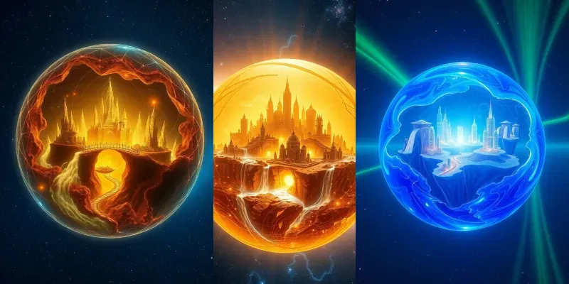 Cosmic Crystal Worlds Generator generated by undefined