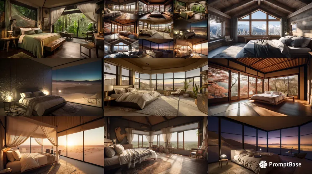 Esthetic Bedrooms In Most Picturesque Places